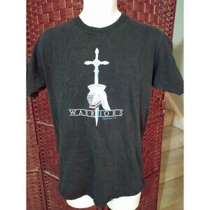 Vintage 90s Ephesians 6:12 Religious T shirt Histemi Warriors Large Christian